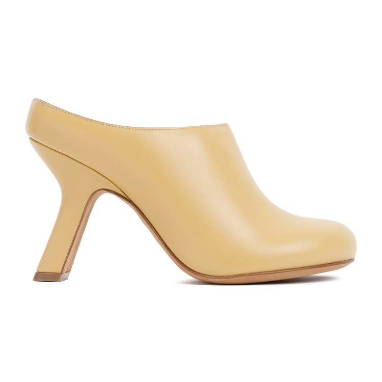 Loewe Terra 100 Leather Mules In Brown