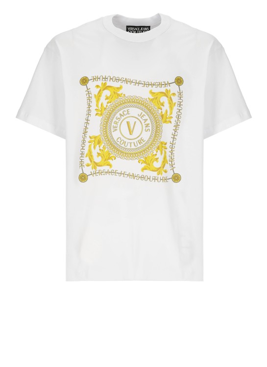 Versace Jeans Couture Foulard T-shirt In White