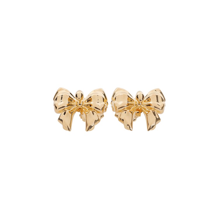 Hugo Kreit Gold Brass Earrings
