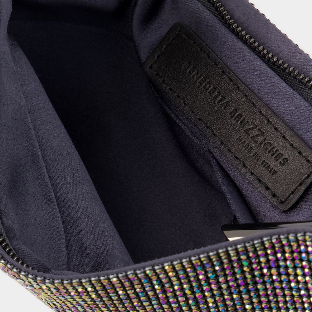 Benedetta Bruzziches Your Best Friend La Grande Hobo Bag - Hematite In Multicolor