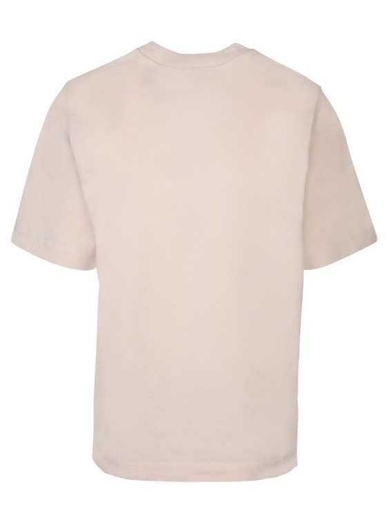 Burberry Ekd Cotton Jersey T-shirt In Neutrals