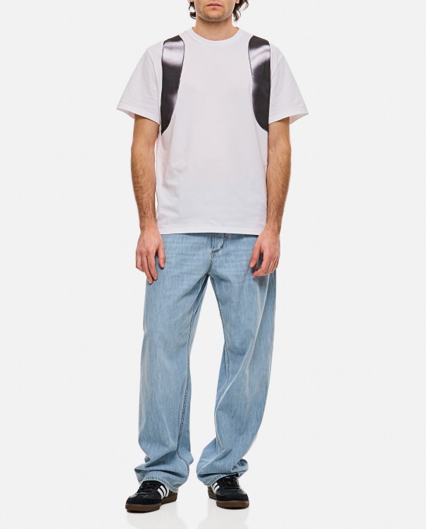 Shop Alexander Mcqueen Cotton T-shirt In Grey