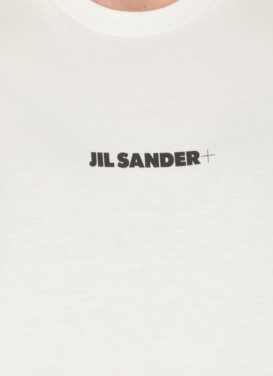 Jil Sander T-Shirt With Logo in White | THE LIST