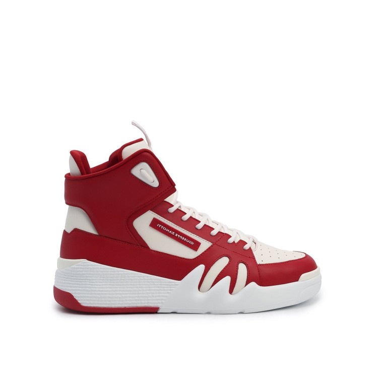 Shop Giuseppe Zanotti Talon High-top Sneakers In Red
