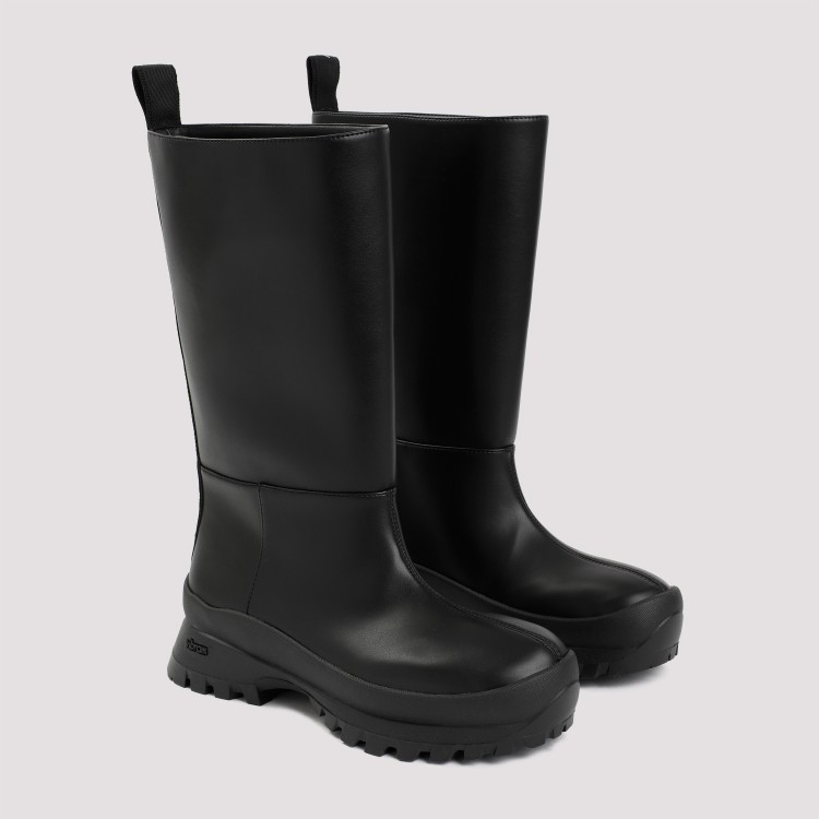 Stella Mccartney Trace Tubo Knee-length Boots In Black