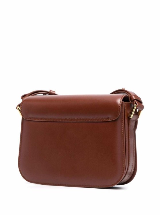 Shop Apc Grace Brown Leather Crossbody Bag