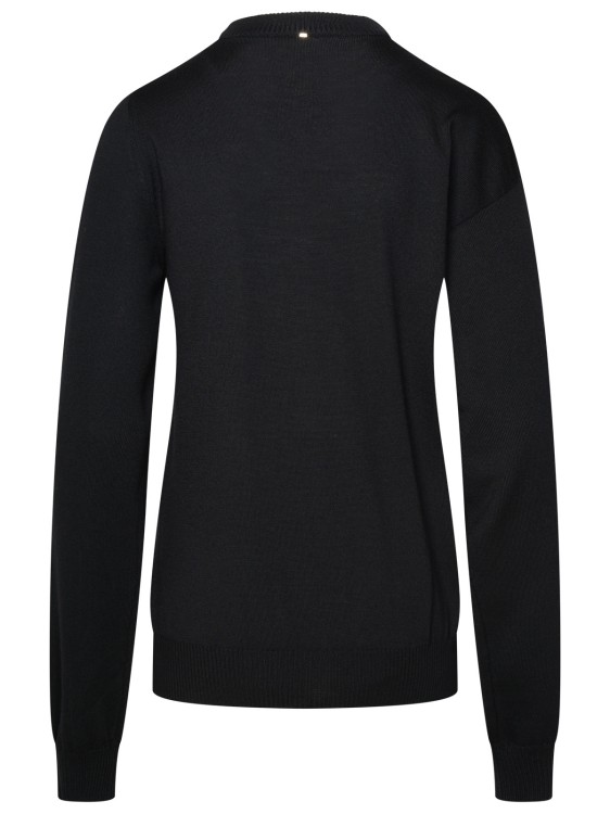 Shop Sportmax Black Virgin Wool Sweater