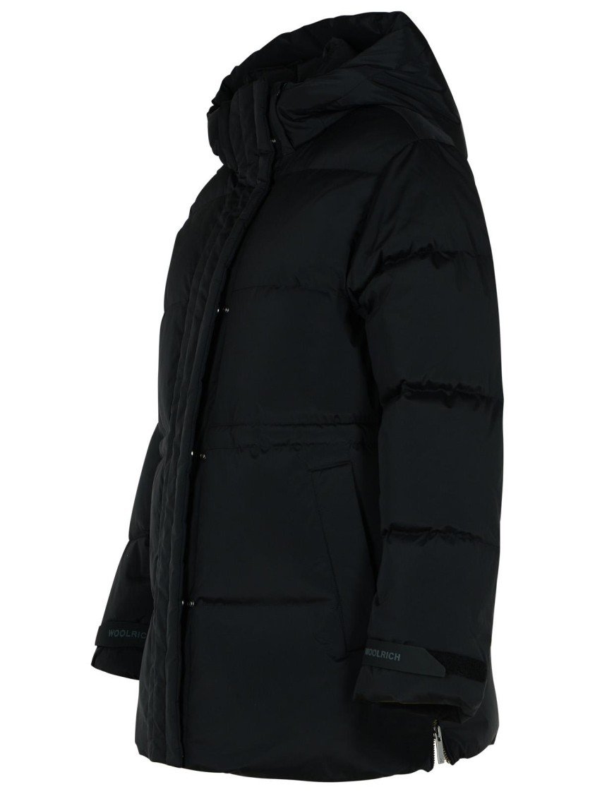 Woolrich Alsea Black Polyamide Down Jacket In Black
