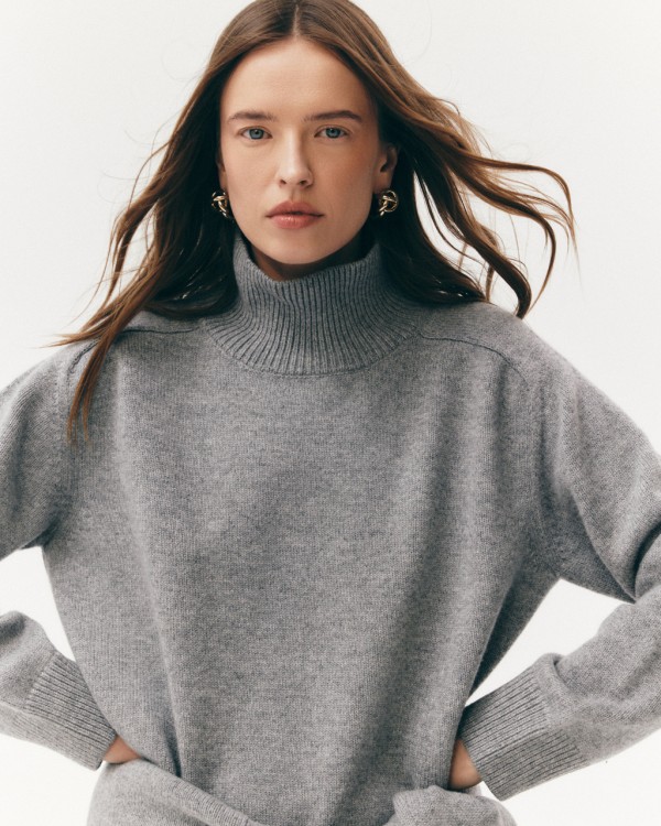 Shop Ether Libra Sweater In Grey