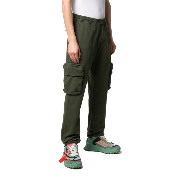 Shop Off-white Paint Splatter Track Trousers In Black