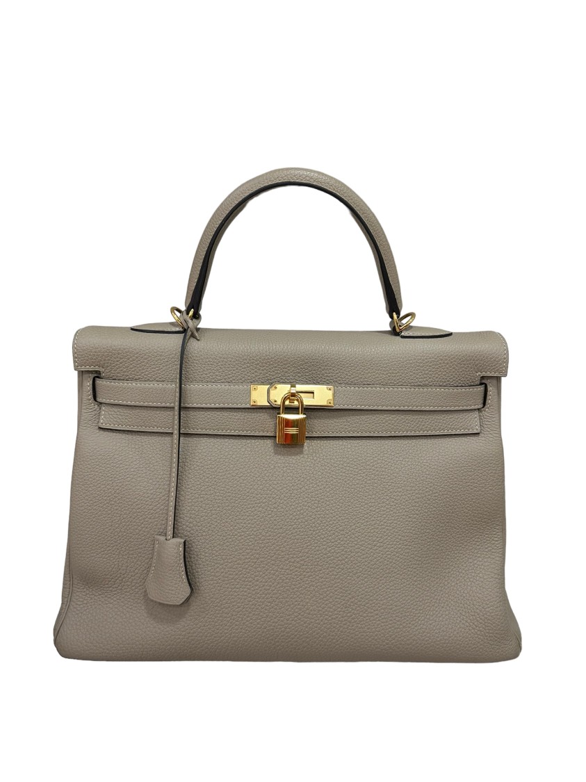 Hermes Evelyne PM Messenger Bag Gris Tourterelle