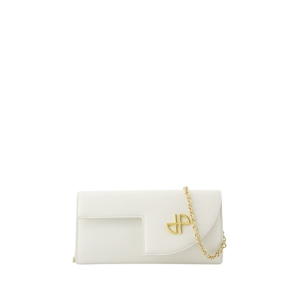 Patou Mini Wallet On Chain In Neutrals