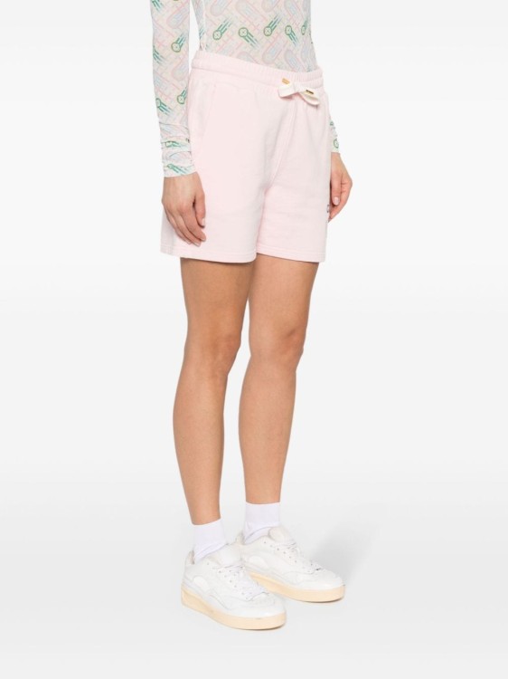 Shop Casablanca Light Pink Organic Cotton Shorts