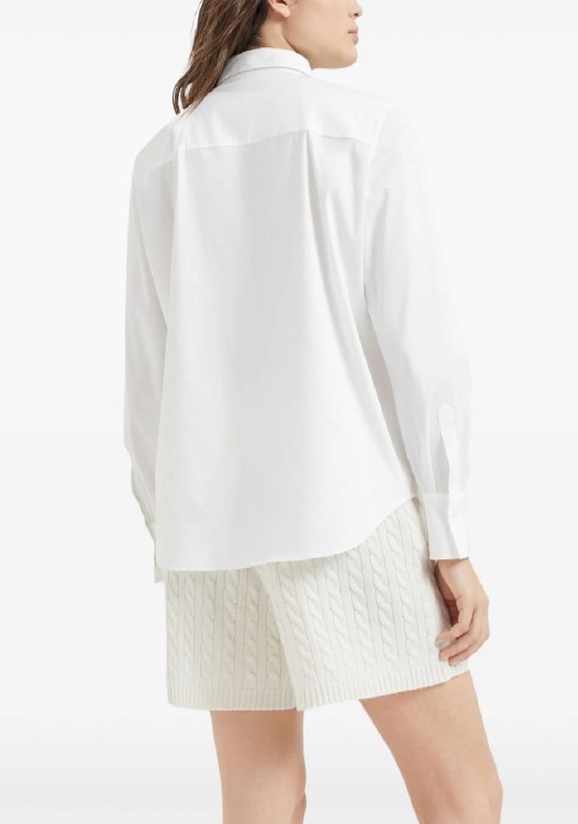 Brunello Cucinelli "shirt With Shiny In White