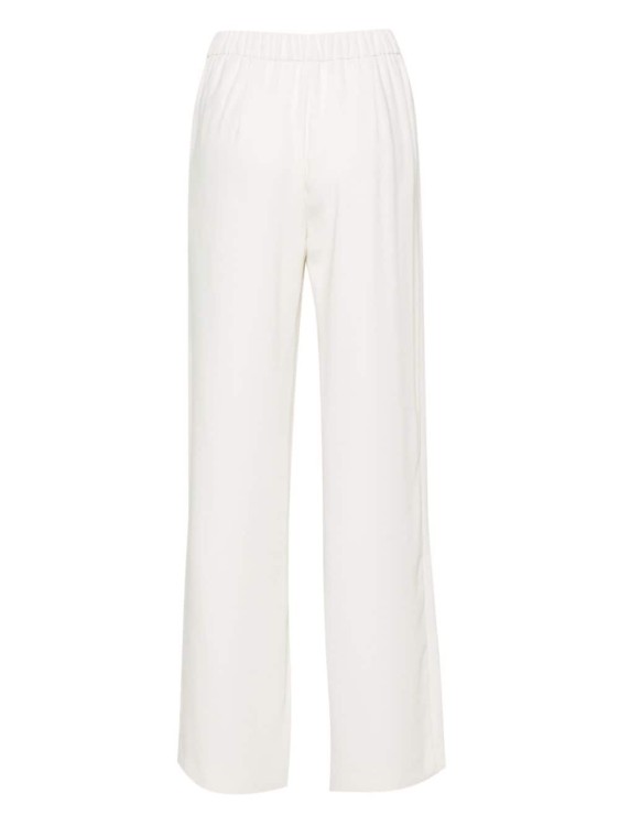 Shop P.a.r.o.s.h Parosh Ivory White Flared Pants