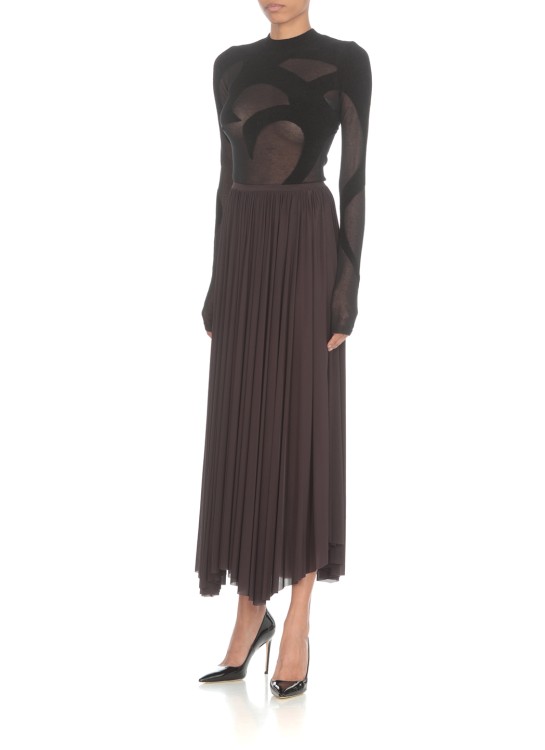 Shop Philosophy Di Lorenzo Serafini Viscose Skirt In Black
