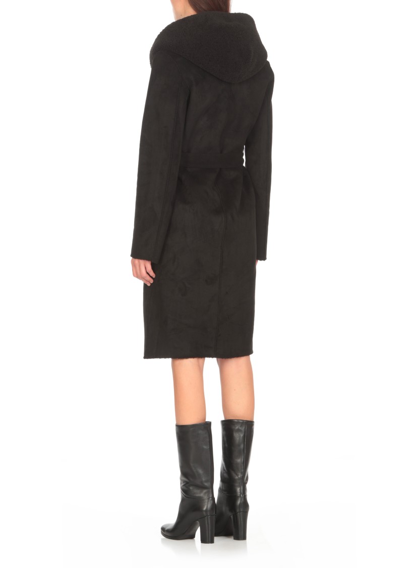 Valentini 1972 Eco Montone Coat In Black