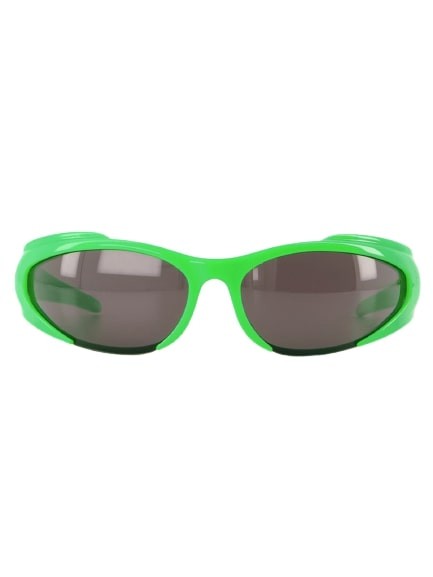 Shop Balenciaga Sunglasses - Acetate - Green