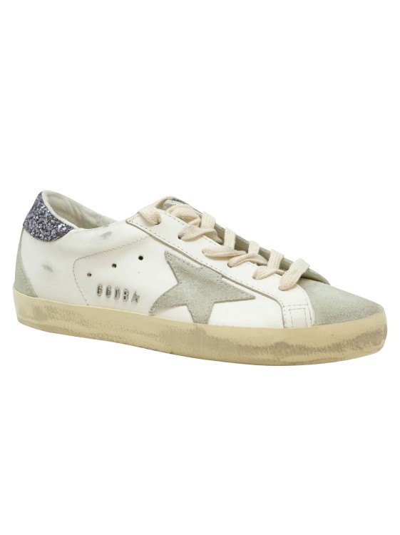 Shop Golden Goose Deluxe Brand Suede Signature Leather Super Star Sneakers In White