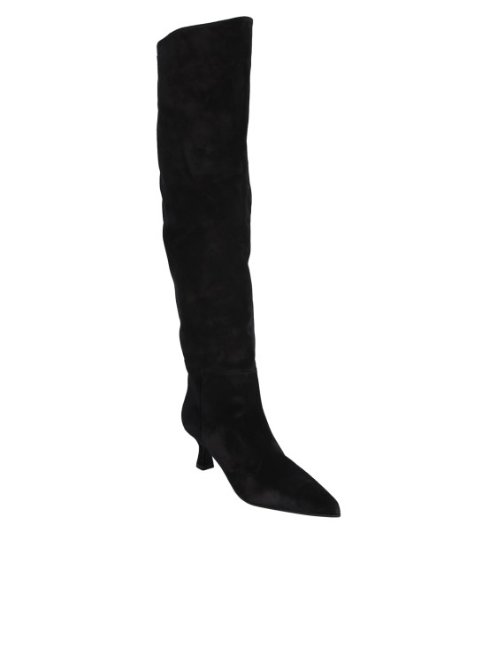 Shop 3juin Suede Boots By  In Black