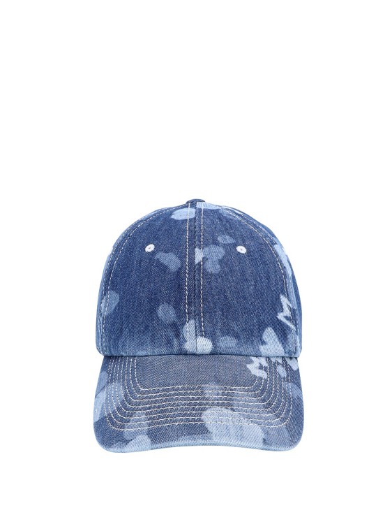 Shop Marni Denim Hat In Blue