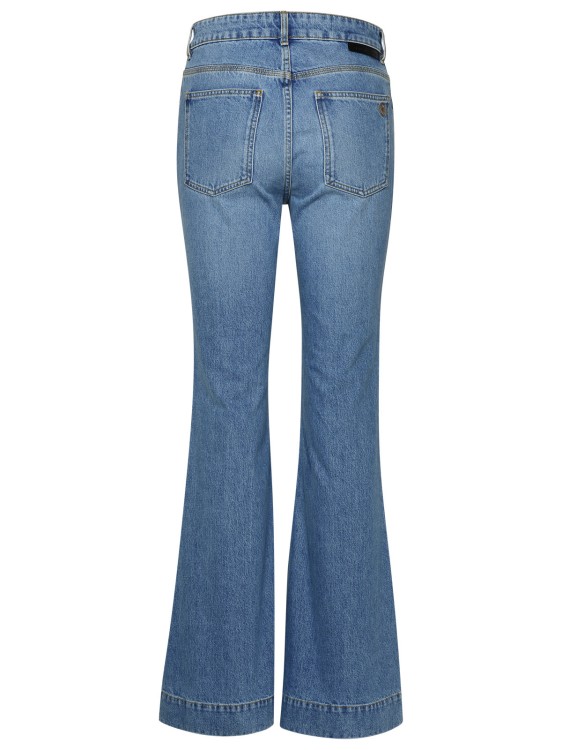 Shop Stella Mccartney Blue Jeans 70's Falabella