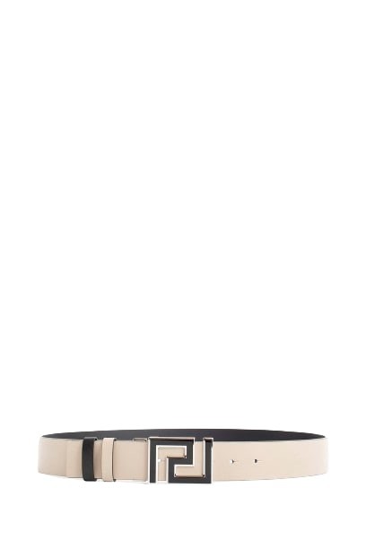 Versace Greca reversible leather belt