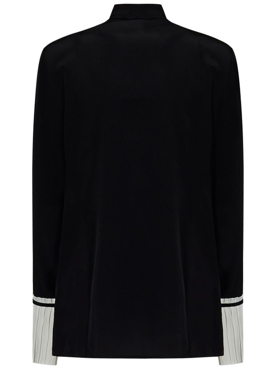 Shop Victoria Beckham Black Silk Shirt