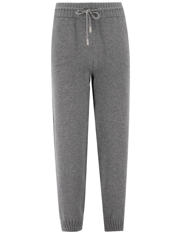 Panicale Melange Grey Jogger Trousers