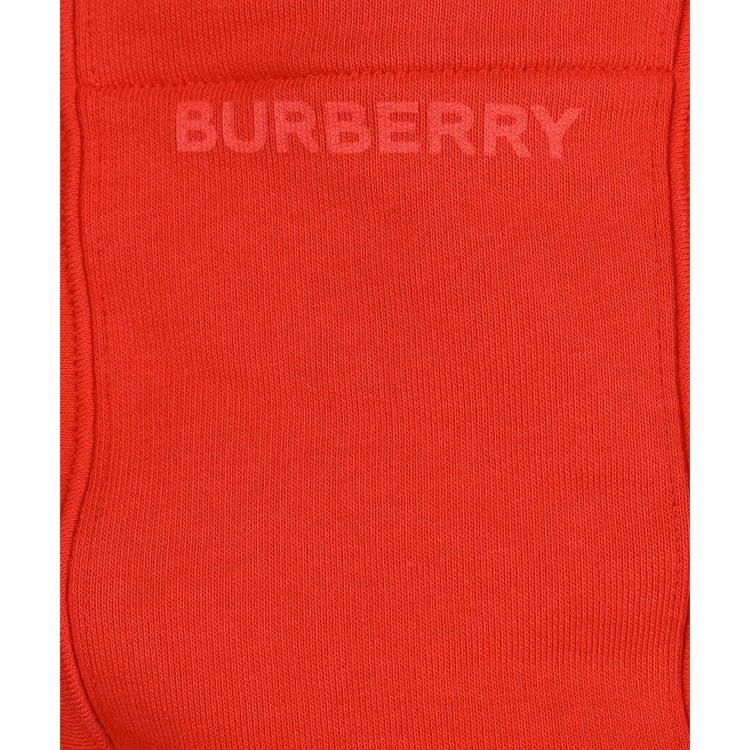 Shop Burberry Love Hooded Sweatshirt In Red
