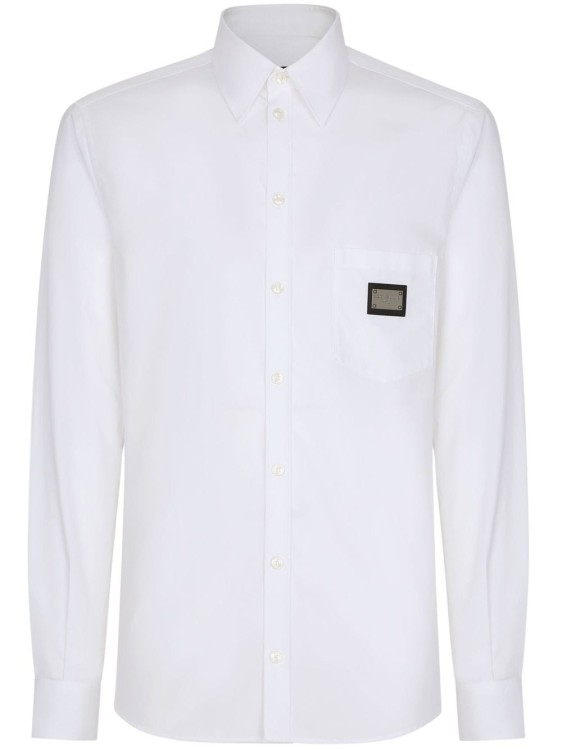 Dolce & Gabbana White Cotton Shirt