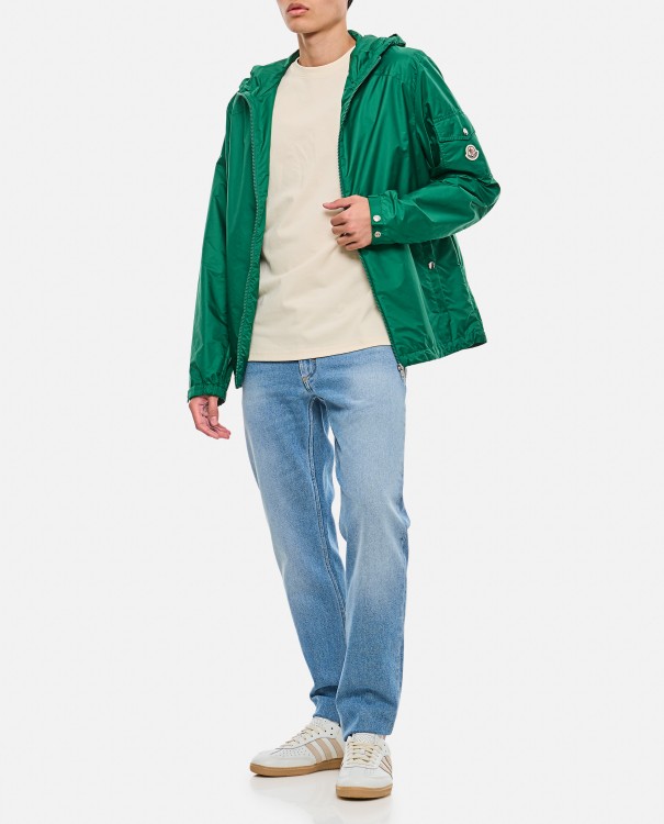 Shop Moncler Etiache Jacket In Green