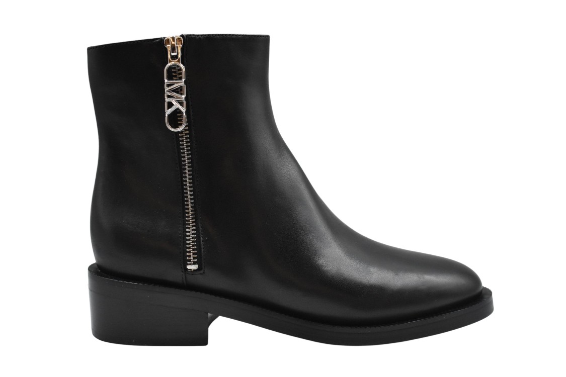 Michael Kors Regan Black Ankle Boot In Black