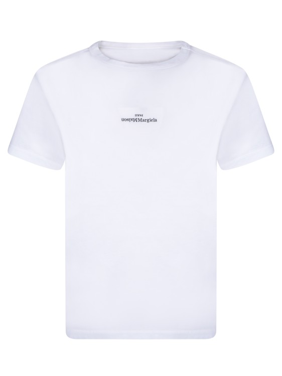 Shop Maison Margiela White Jersey T-shirt