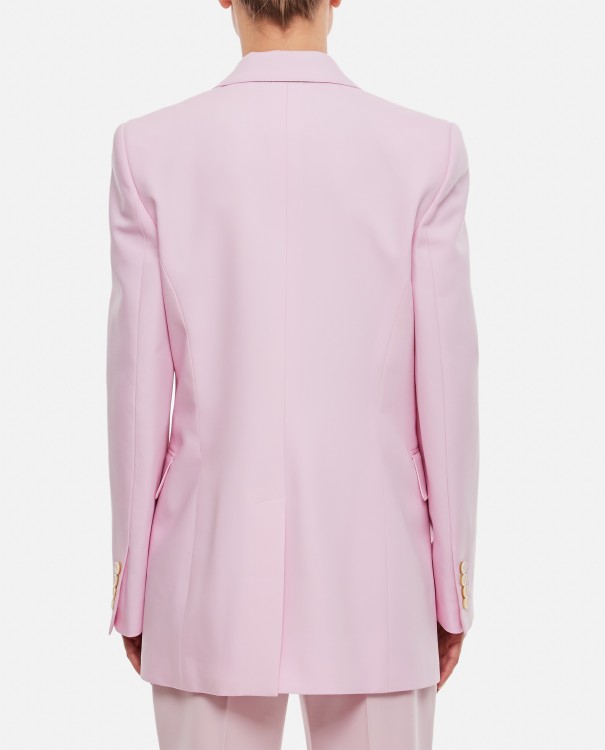 Alexander Mcqueen Veste De Tailleur En Laine In Neutrals