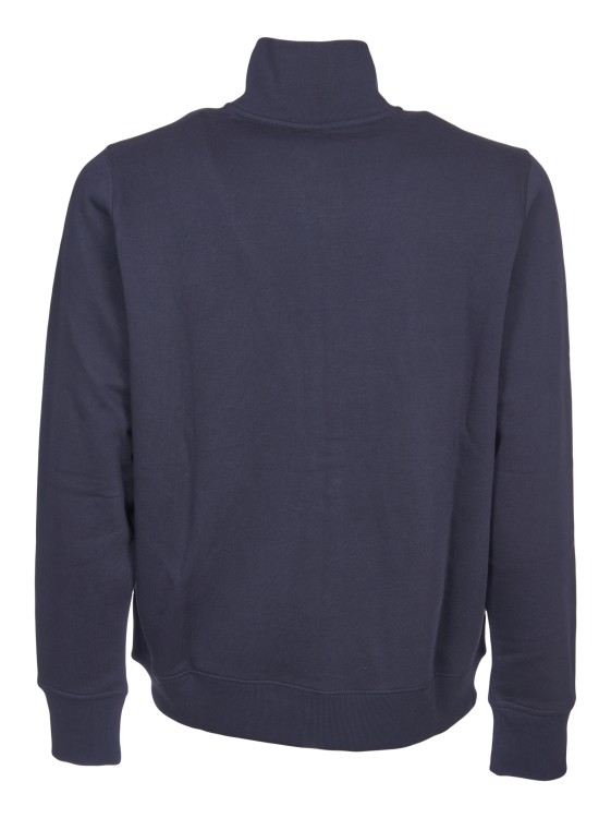 Shop Paul Smith Blue Hooded Sweatshirt In Grey