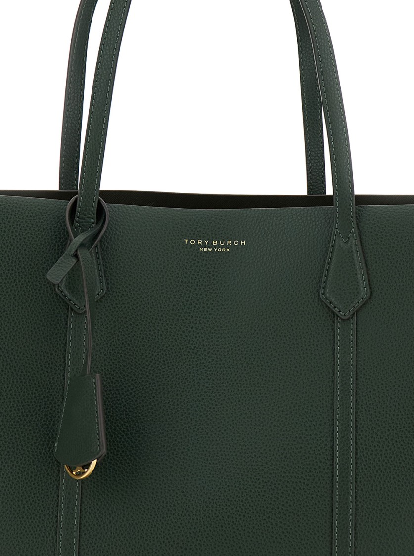 Tory Burch Perry Triple-compartment Tote In Green