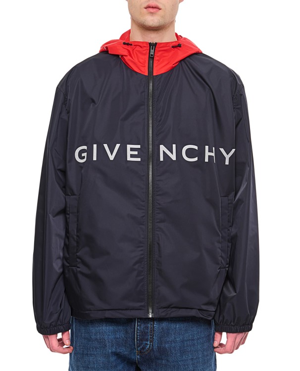 Shop Givenchy Windbreaker Jacket In Black