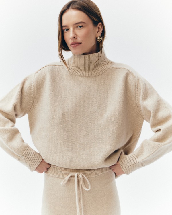 Shop Ether Libra Sweater In Neutrals