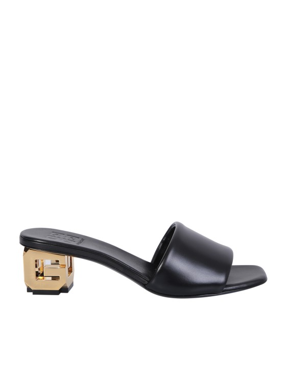 Shop Givenchy Black G-cube Sandals