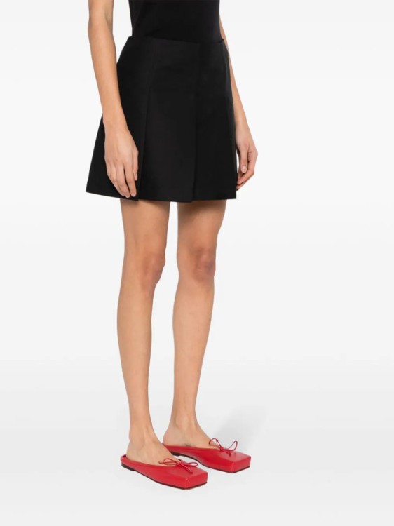 Shop Marni Black  Pleated Mini Skirt