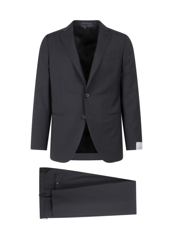 Shop Emanuela Caruso Wool And Mohair Tuxedo In Blue