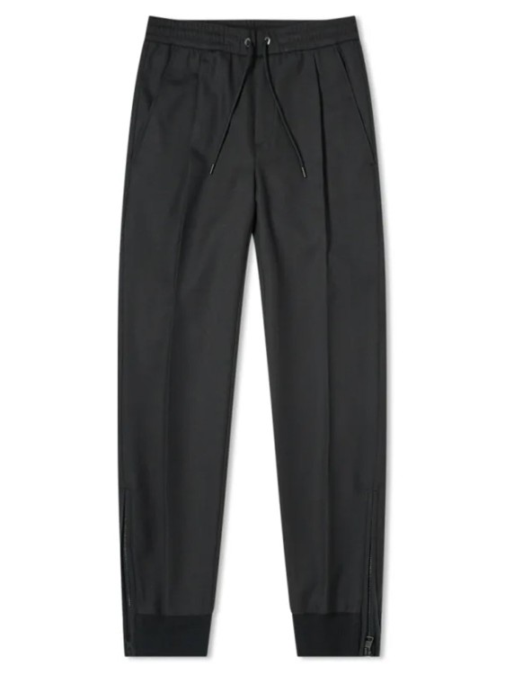 Moncler Wool Pants In Black