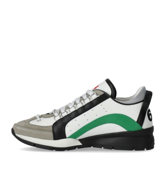 Shop Dsquared2 Legendary White Green Sneaker