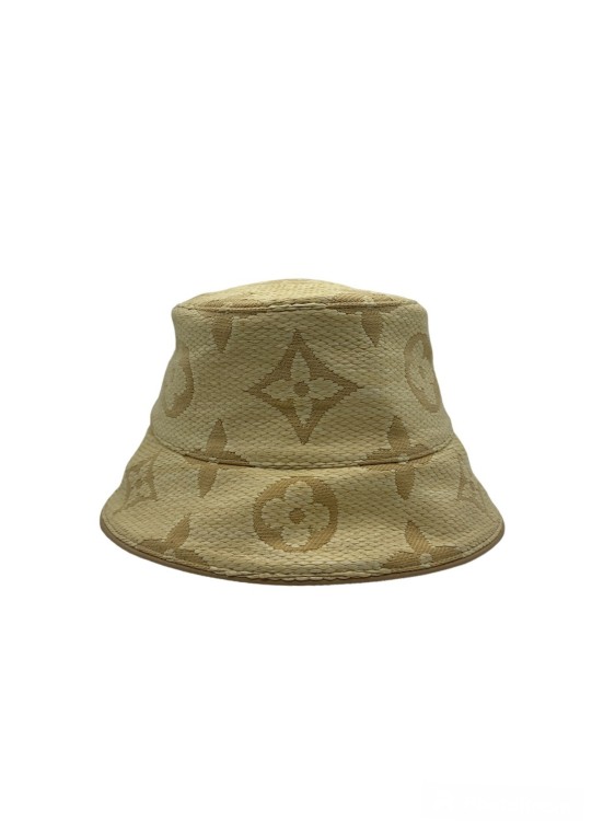 Pre-owned Louis Vuitton Beachview Bucket Hat In Brown