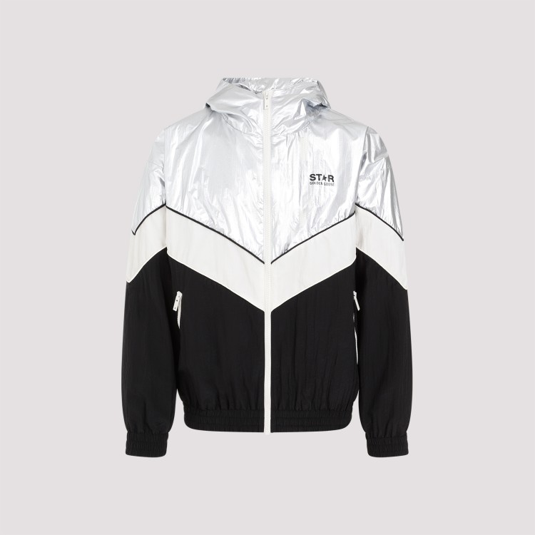 Shop Golden Goose Silver Windbreaker