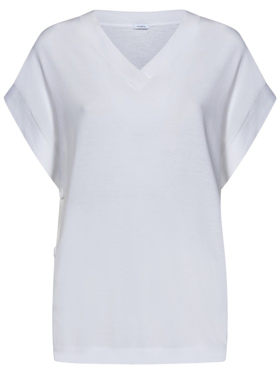 Shop Malo Loose Fit T-shirt In White