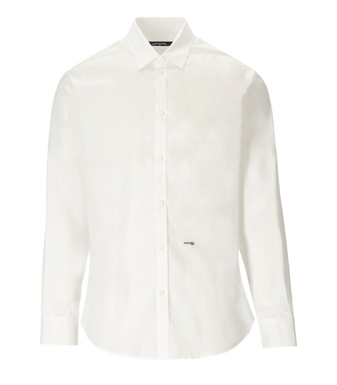 Dsquared2 Mini Logo 70's Shirt In White