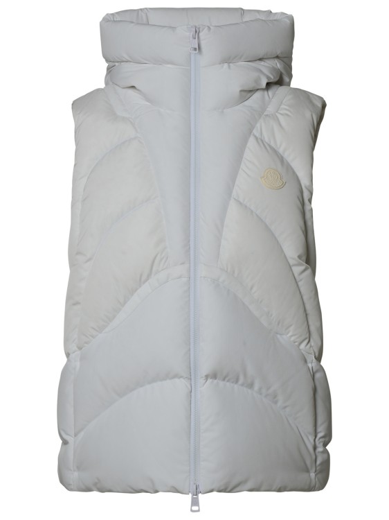 Shop Moncler Cassenoix' White Nylon Vest