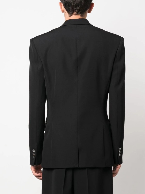 Shop Balmain Black Single-breasted Jacket